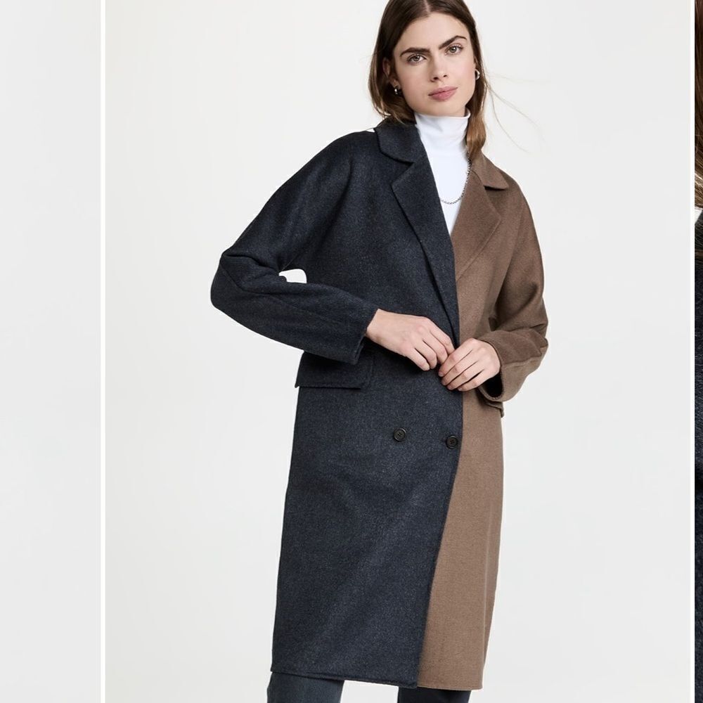 Rails Colorblock Bristol Long Over Coat
